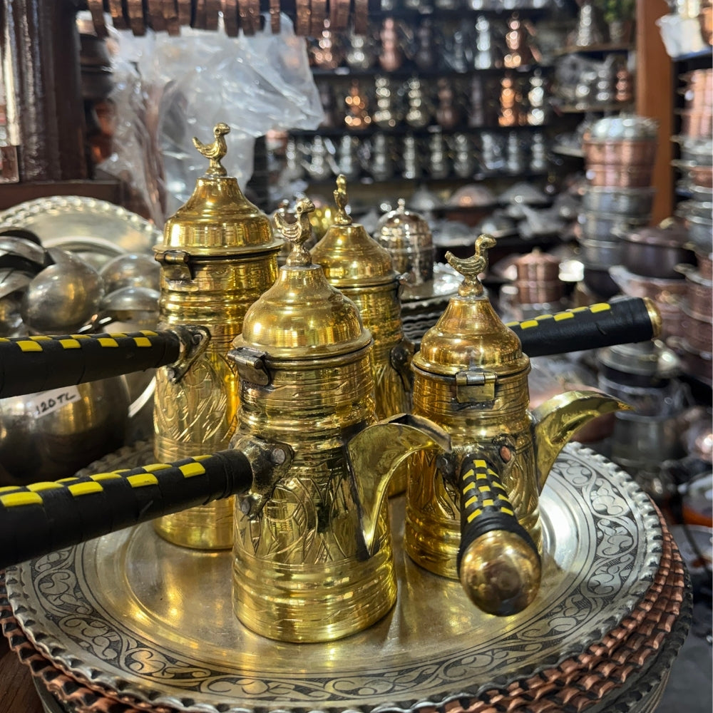 Saf Bakır Mırra Seti 4'lü