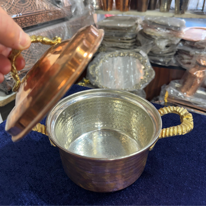 Parlak Dövme Tencere Seti (3 Boy)