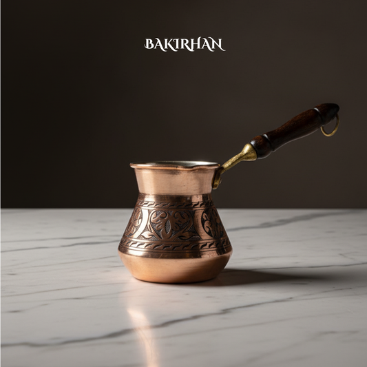 Bakır İşlemeli Cezve