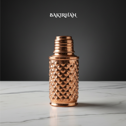 Piramit, Kalaylı Saf Bakır Matara (450ml)