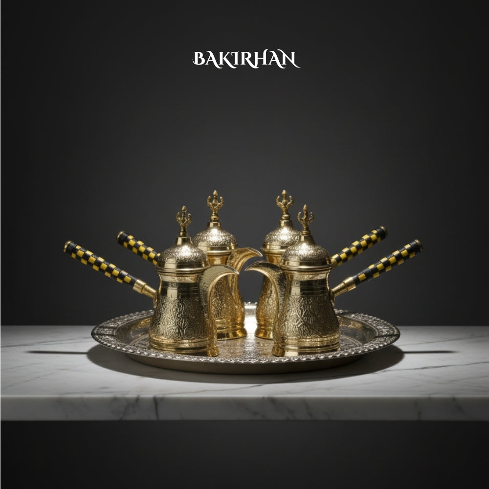 Saf Bakır Mırra Seti 4'lü