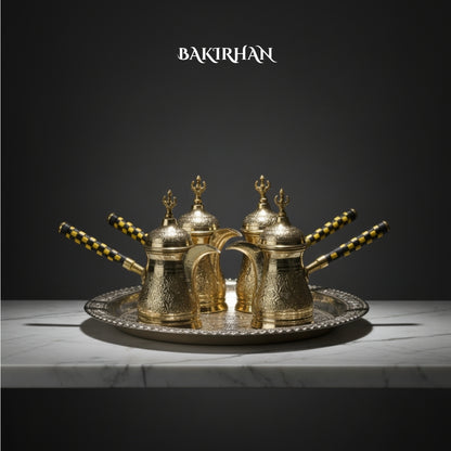 Saf Bakır Mırra Seti 4'lü