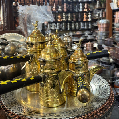 Saf Bakır Mırra Seti 4'lü