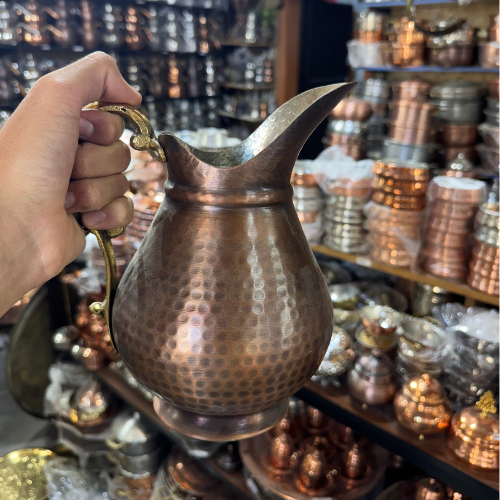 Dövme Saf Bakır Sürahi (2,5L)